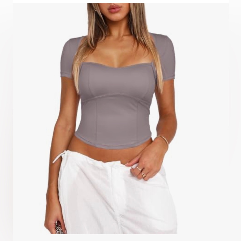 NWT Darong Gray Women's Top